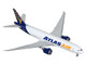 Boeing 777 200LR Commercial Aircraft Atlas Air N703GT White with Blue Tail 1/400 Diecast Model Airplane GeminiJets GJ2294