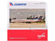 Ilyushin IL 62M Commercial Aircraft Cubana de Aviacion T1280 White with Blue and Red Tail 1/200 Diecast Model Airplane Herpa HE573405
