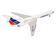 Ilyushin IL 62M Commercial Aircraft Cubana de Aviacion T1280 White with Blue and Red Tail 1/200 Diecast Model Airplane Herpa HE573405