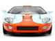 2005 Ford GT #6 Gulf Oil Light Blue with Orange Stripes Hyper Spec Series 1/24 Diecast Model Car Jada 36373