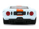 2005 Ford GT #6 Gulf Oil Light Blue with Orange Stripes Hyper Spec Series 1/24 Diecast Model Car Jada 36373