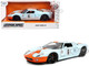 2005 Ford GT #6 Gulf Oil Light Blue with Orange Stripes Hyper Spec Series 1/24 Diecast Model Car Jada 36373