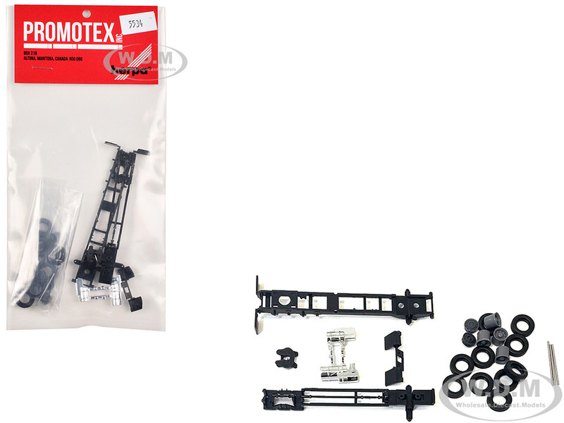 Long Chassis Kit for Mack Cabs 1/87 (HO) Plastic Model Promotex 005534KIT