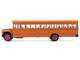 School Bus Orange 1/87 (HO) Plastic Model Promotex 006619OR