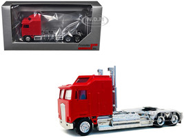 Kenworth K100 with 5 Bar Grill and XXL Chassis Red 1/87 (HO) Plastic Model Car Promotex 035264R