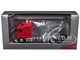 Kenworth K100 with 5 Bar Grill and XXL Chassis Red 1/87 (HO) Plastic Model Car Promotex 035264R