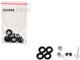 Rear Hypoid Wheelset Chrome 1/87 (HO) Plastic Model Promotex 054866BK