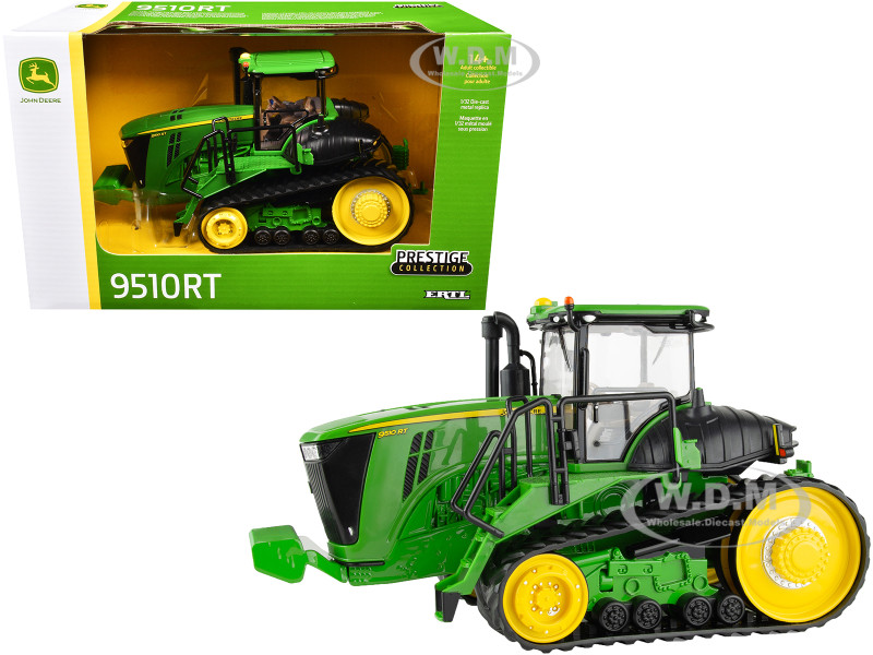 John Deere 9510RT Tractor Tracks Green Prestige Collection 1/32 Diecast Model ERTL TOMY 45914