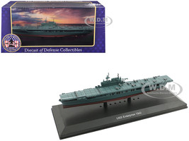 USS Enterprise CV 6 Aircraft Carrier 1942 1/1100 Diecast Model Diecast of Defense Collectibles HW1100-001SP