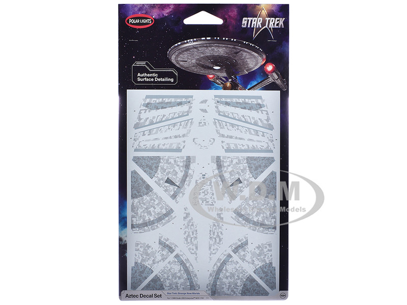 USS Enterprise NCC 1701 Aztec Decal Set Star Trek Strange New Worlds 2022 Current TV Series 1/1000 Scale Polar Lights MKA058