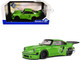 2022 Porsche 911 KS R Green Metallic 1/18 Diecast Model Car Solido S1810502