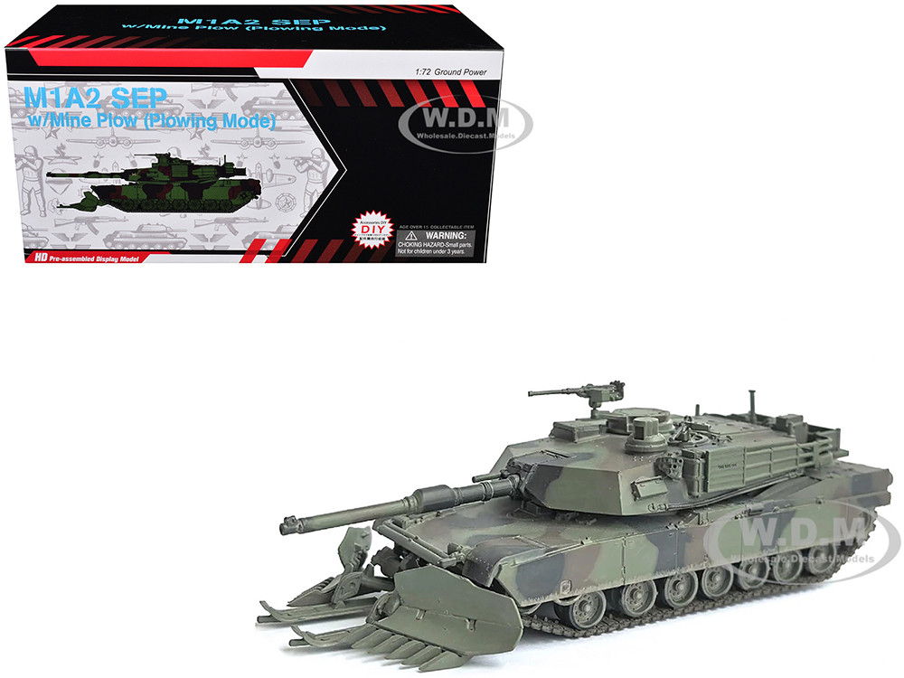 United States M1A2 SEP (System Enhancement Package) Tank with Mine