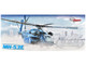 Sikorsky MH 53E Sea Dragon Helicopter United States Navy Blackhawks Tail Number 17 Dark Gray 1/72 Diecast Model Panzerkampf 14040PA1195