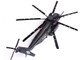 Sikorsky MH 53E Sea Dragon Helicopter United States Navy Vanguard Tail Number 551 Dark Gray 1/72 Diecast Model Panzerkampf 14040PA1710
