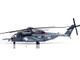 Sikorsky MH 53E Sea Dragon Helicopter United States Navy Black Stallions Tail Number 42 Light Gray 1/72 Diecast Model Panzerkampf 14040PB2478