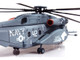 Sikorsky MH 53E Sea Dragon Helicopter United States Navy Black Stallions Tail Number 42 Light Gray 1/72 Diecast Model Panzerkampf 14040PB2478