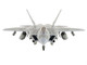Lockheed F 22 Raptor Stealth Aircraft with Steakthy Pods AF06 132 411th Flight Test Squadron Edwards Air Force Base 2022 United States Air Force Air Power Series 1/72 Diecast Model Hobby Master HA2829