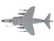British Aerospace Sea Harrier FA 2 Aircraft with Sea Eagle Missiles ZH804 Fairford 2002 British Royal Navy Air Power Series 1/72 Diecast Model Hobby Master HA4107