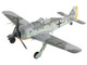 Focke Wulf FW 190A 3 Fighter Aircraft III JG 2 Commander Hptm Hans Hahn WWII German Luftwaffe Air Power Series 1/48 Diecast Model Hobby Master HA7430