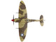 Supermarine Spitfire Mk Vb Trop Fighter Aircraft ER570 4th Fighter Squadron 52nd Fighter Group 1943 Mediterranean Allied Coastal Air Force Air Power Series 1/48 Diecast Model Hobby Master HA7859