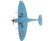 Supermarine Spitfire Mk Vb Trop Fighter Aircraft ER570 4th Fighter Squadron 52nd Fighter Group 1943 Mediterranean Allied Coastal Air Force Air Power Series 1/48 Diecast Model Hobby Master HA7859