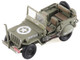 U S 1 4 ton Military Vehicle Olive Drab Gen George Patton US 3rd Army War Eagle 1945 United States Army Ground Power Series 1/72 Diecast Model Hobby Master HG4215