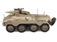 Sd Kfz 234 3 Armored Vehicle #03 3rd Panzer Division Hungary 1945 German Army 1/72 Diecast Model Panzerstahl PZS-88016
