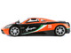 Pagani Huayra #23 Orange and Black with Stripes GT Racing Series 1/24 Diecast Model Car Motormax 73798