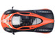 Pagani Huayra #23 Orange and Black with Stripes GT Racing Series 1/24 Diecast Model Car Motormax 73798