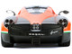 Pagani Huayra #23 Orange and Black with Stripes GT Racing Series 1/24 Diecast Model Car Motormax 73798