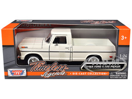 1969 Ford F 100 Pickup Truck Blue and Yellow with White Top