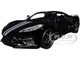 2020 Chevrolet Corvette C8 Stingray Black with Silver Stripes Timeless Legends Series 1/24 Diecast Model Car Motormax 79360bk-s