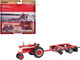 Farmall 460 Tractor Red Disk Case Agriculture Series 1/64 Diecast Model ERTL TOMY 44377