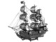 Model Kit Black Pearl Ship Black Version Moderate Difficulty Steel Model Metal Earth ICX016B