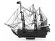 Model Kit Black Pearl Ship Black Version Moderate Difficulty Steel Model Metal Earth ICX016B