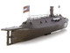 Model Kit USS Monitor and USS Merrimack Ironclad Warships Battle of the Ironclads Challenging Difficulty Steel Model by Metal Earth ICX231
