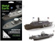 Model Kit USS Monitor and USS Merrimack Ironclad Warships Battle of the Ironclads Challenging Difficulty Steel Model by Metal Earth ICX231