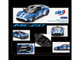 Maserati MC20 #1 Blue with White Stripes and Black Top Maserati Performance Experience 1/64 Diecast Model Car BBR BBRDIE6408