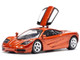 McLaren F1 Orange Metallic 1/64 Diecast Model Car Pop Race PR640092