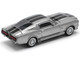 Shelby Mustang GT500 Gray Metallic with Black Stripes 1/64 Diecast Model Car Pop Race PR640195
