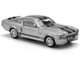 Shelby Mustang GT500 Gray Metallic with Black Stripes 1/64 Diecast Model Car Pop Race PR640195