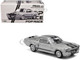 Shelby Mustang GT500 Gray Metallic with Black Stripes 1/64 Diecast Model Car Pop Race PR640195