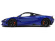 2023 McLaren 750S Coupe Blue Metallic with Black Top 1/18 Model Car GT Spirit GT458