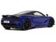 2023 McLaren 750S Coupe Blue Metallic with Black Top 1/18 Model Car GT Spirit GT458
