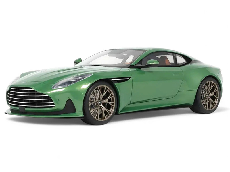 2023 Aston Martin DB12 Green Metallic 1/18 Model Car GT Spirit GT466