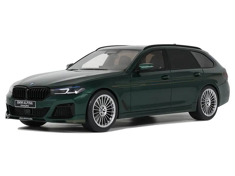 2023 BMW Alpina B5 Touring Green Metallic 1/18 Model Car GT Spirit GT475