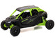 Polaris RZR Pro R UTV Black and Lime Green Diecast Model New Ray NR07393