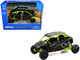 Polaris RZR Pro R UTV Black and Lime Green Diecast Model New Ray NR07393
