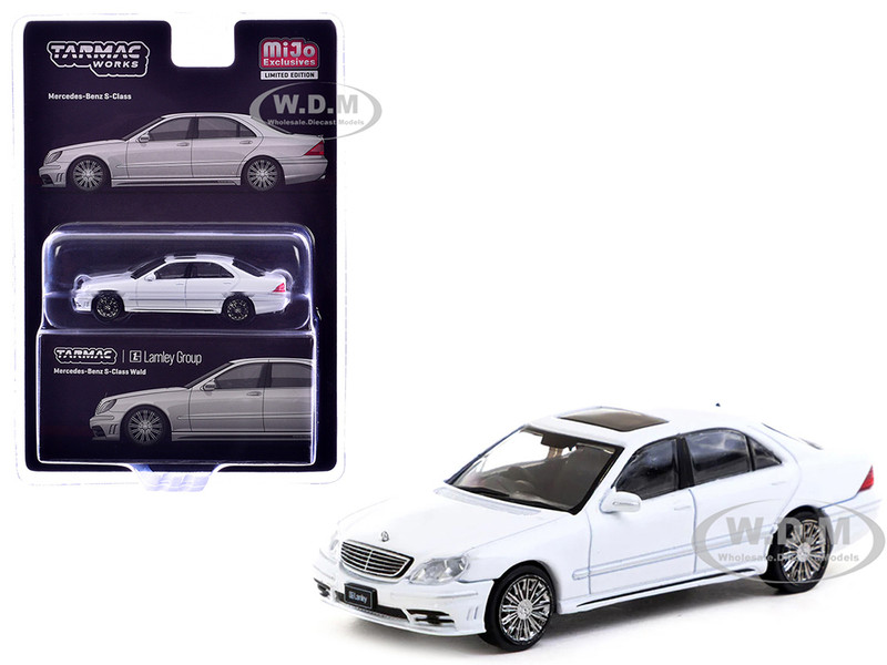 Mercedes Benz S Class Wald Lamley Special Edition Alabaster White Global64 Series 1/64 Diecast Model Tarmac Works T64G-072-WH