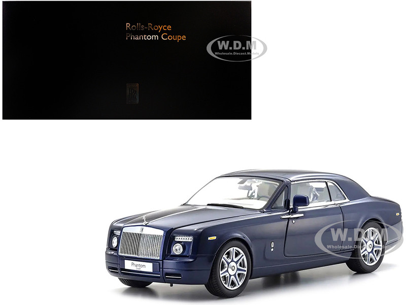 Rolls Royce Phantom Coupe Blue Metallic 1/18 Diecast Model Car Kyosho KS08862BLM